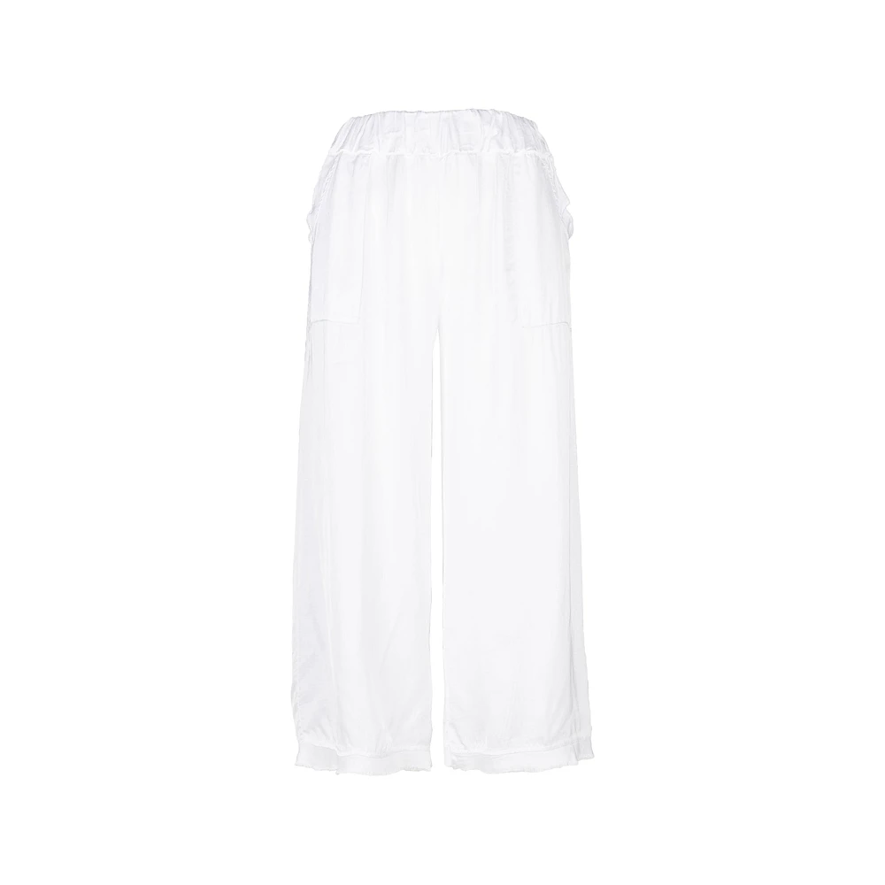 M Made Italy — Women's Woven Cropped Pants