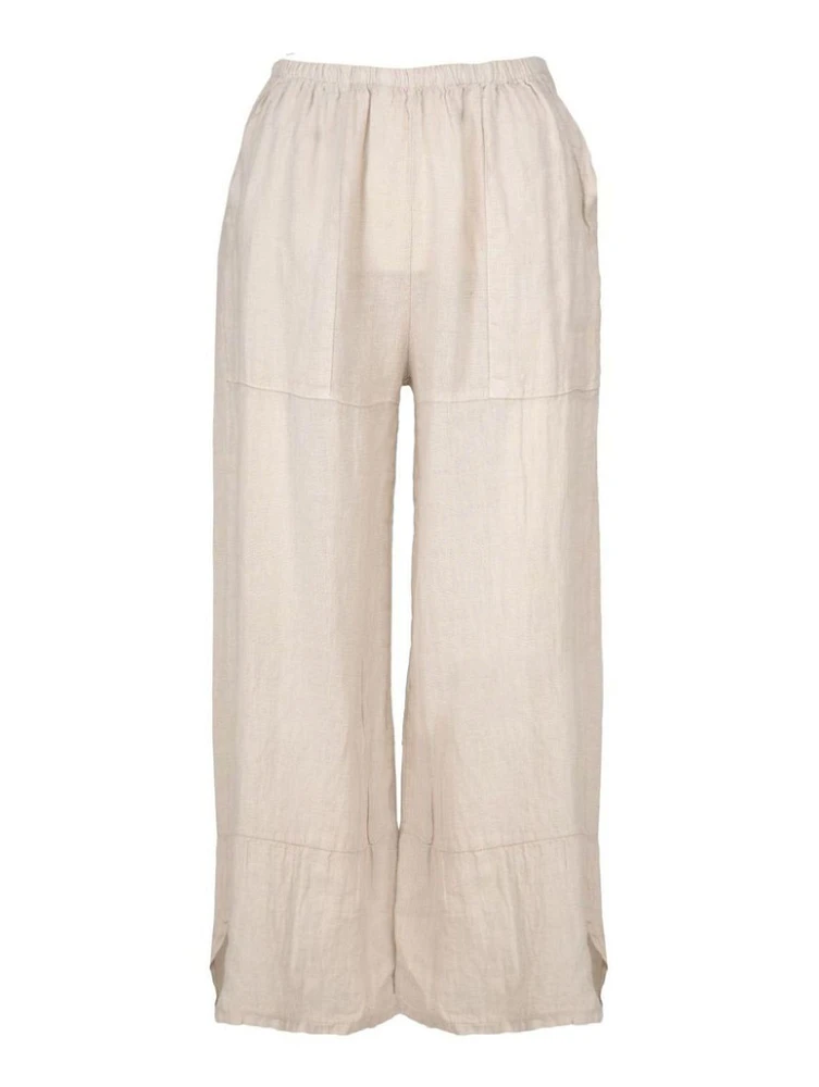 M Made Italy – Pantalon court tissé pour femme