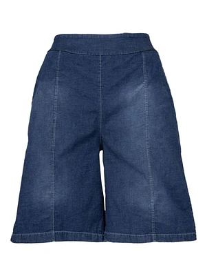 M Made Italy – Bermuda tissé pour femme Jeans