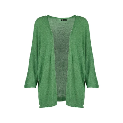 M Made Italy — Women's Knitted Three-Quarter Sleeve Cardigan