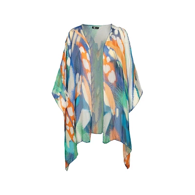 M Made Italy — Cardigan tissé à manches trois-quarts pour femme