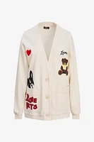 Pets Patch Cardigan | Ema&Carla