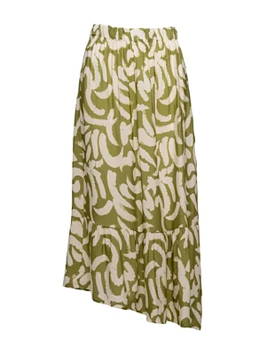 M Made Italy – Jupe tissée pour femme Combo vert
