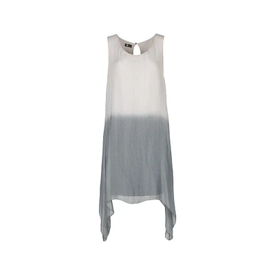 M Made Italy — Robe sans manches tissée et tricotée pour femme