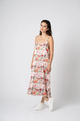 Astrid — Robe nuisette tissée pour femme