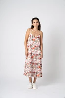 Astrid — Robe nuisette tissée pour femme