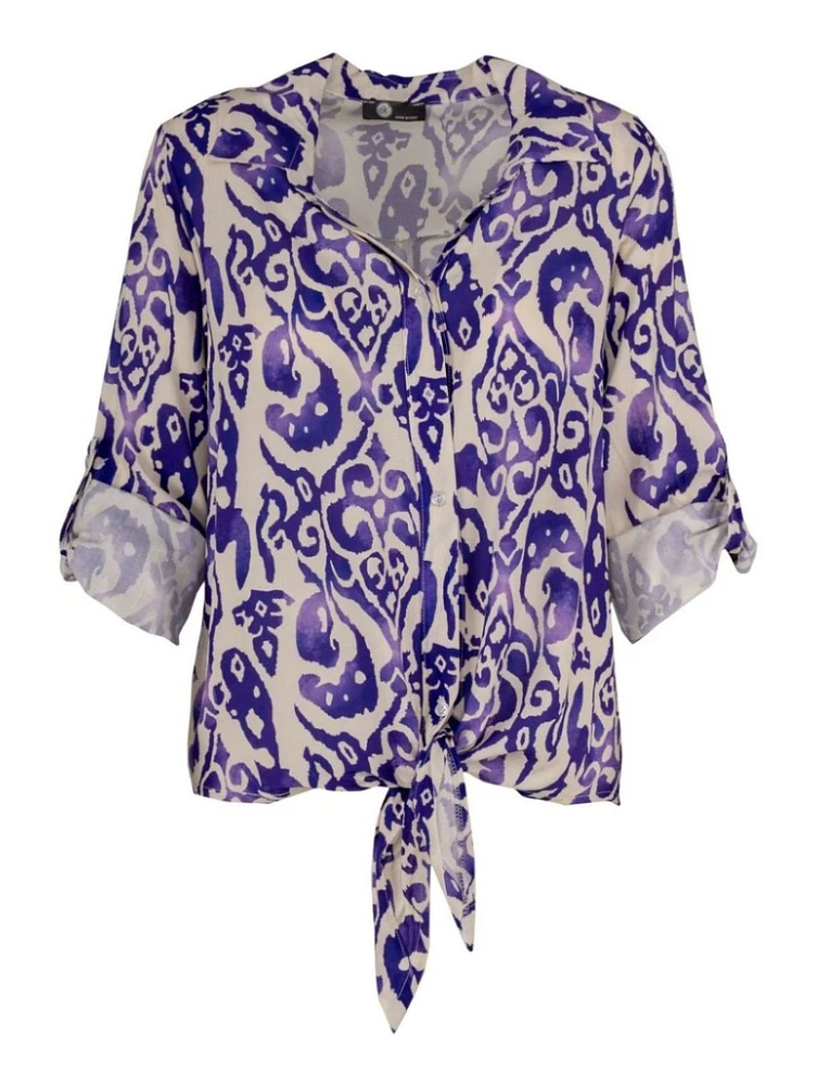 M Made Italy – Chemise tissée pour femme Combo Viola