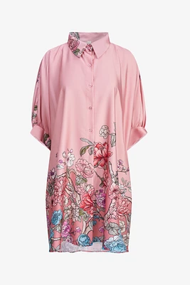 Robe chemise fleurie | Ema&Carla