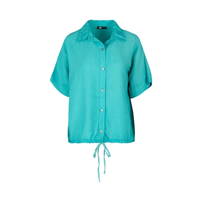 Chemise tissée pour femme