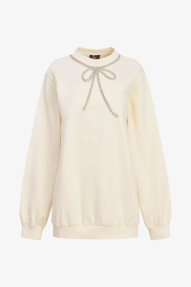 Bow Detail Sweatshirt | Ema&Carla