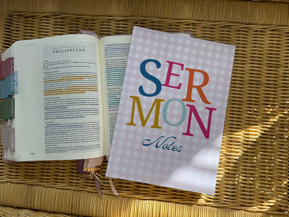 Plaid Sermon Notes