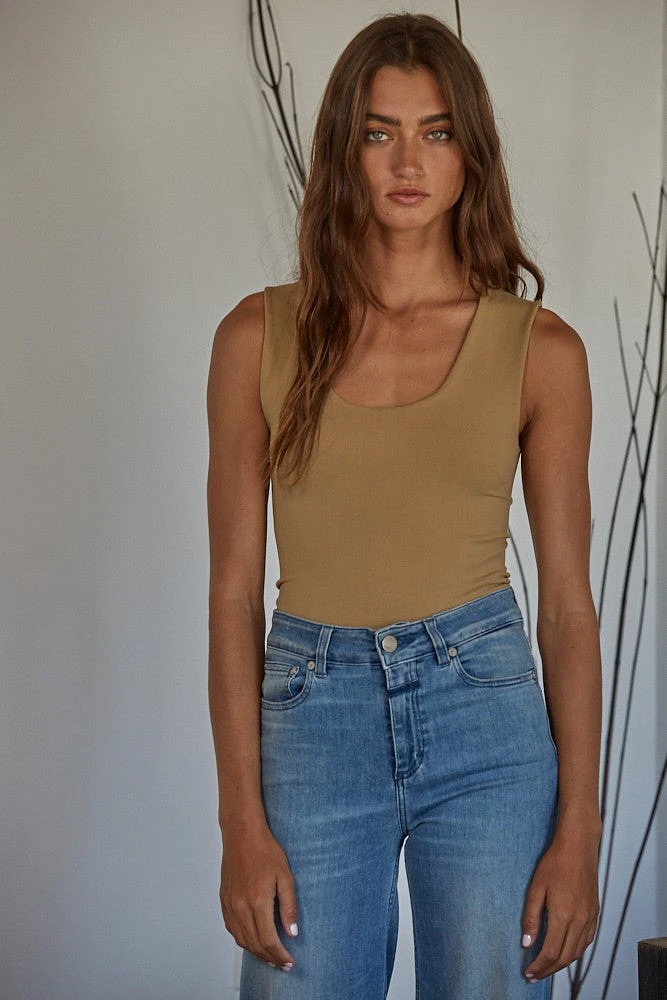 Taupe Double Layered Tank