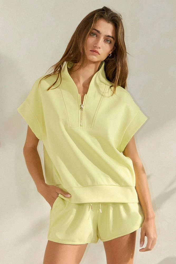 Yellow Scuba Half Zip