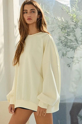 Cream Soft Sweatshirt