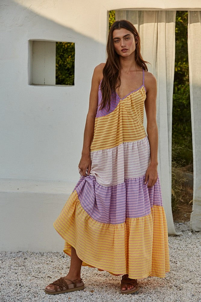Striped Maxi Dress