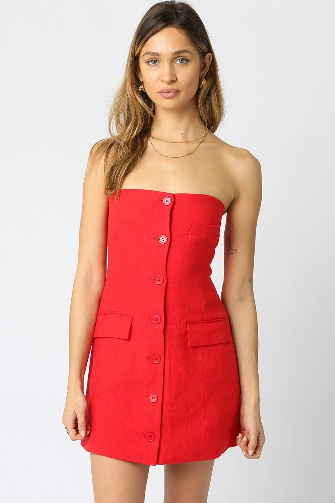 Red Giselle Dress