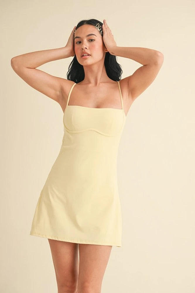 Yellow Sweetheart Dress