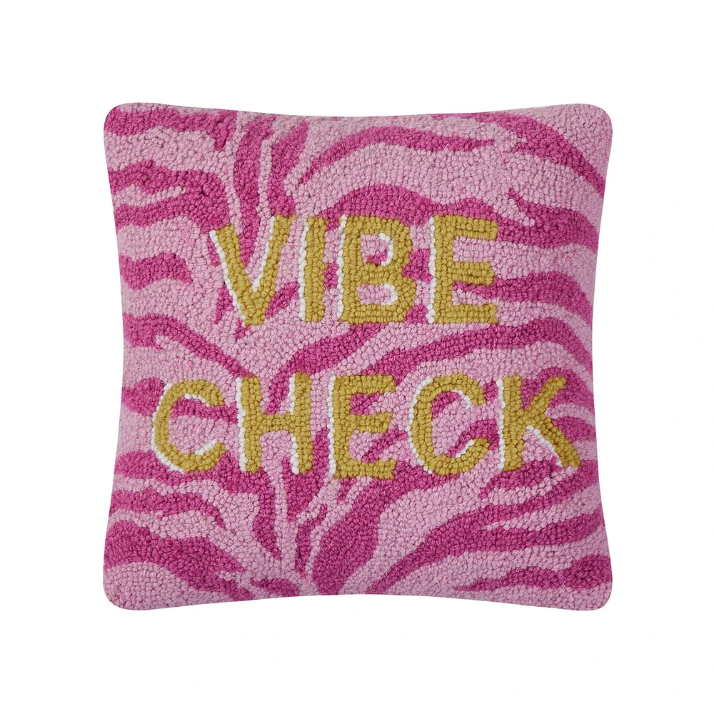 Vibe Check Hook Pillow