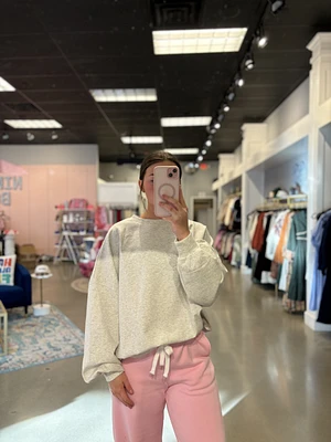 Gray Soft Sweatshirt