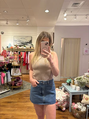 Jamie Denim Skirt