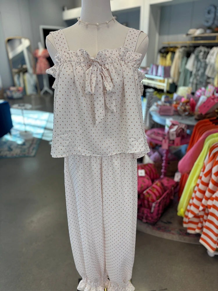 Embroidered Dot Set