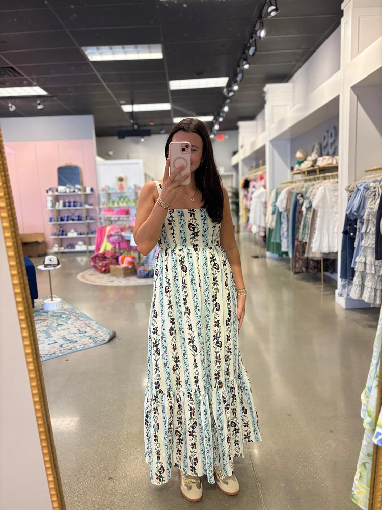 Floral Print Maxi Dress
