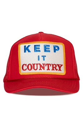 Red Keep It Country Hat