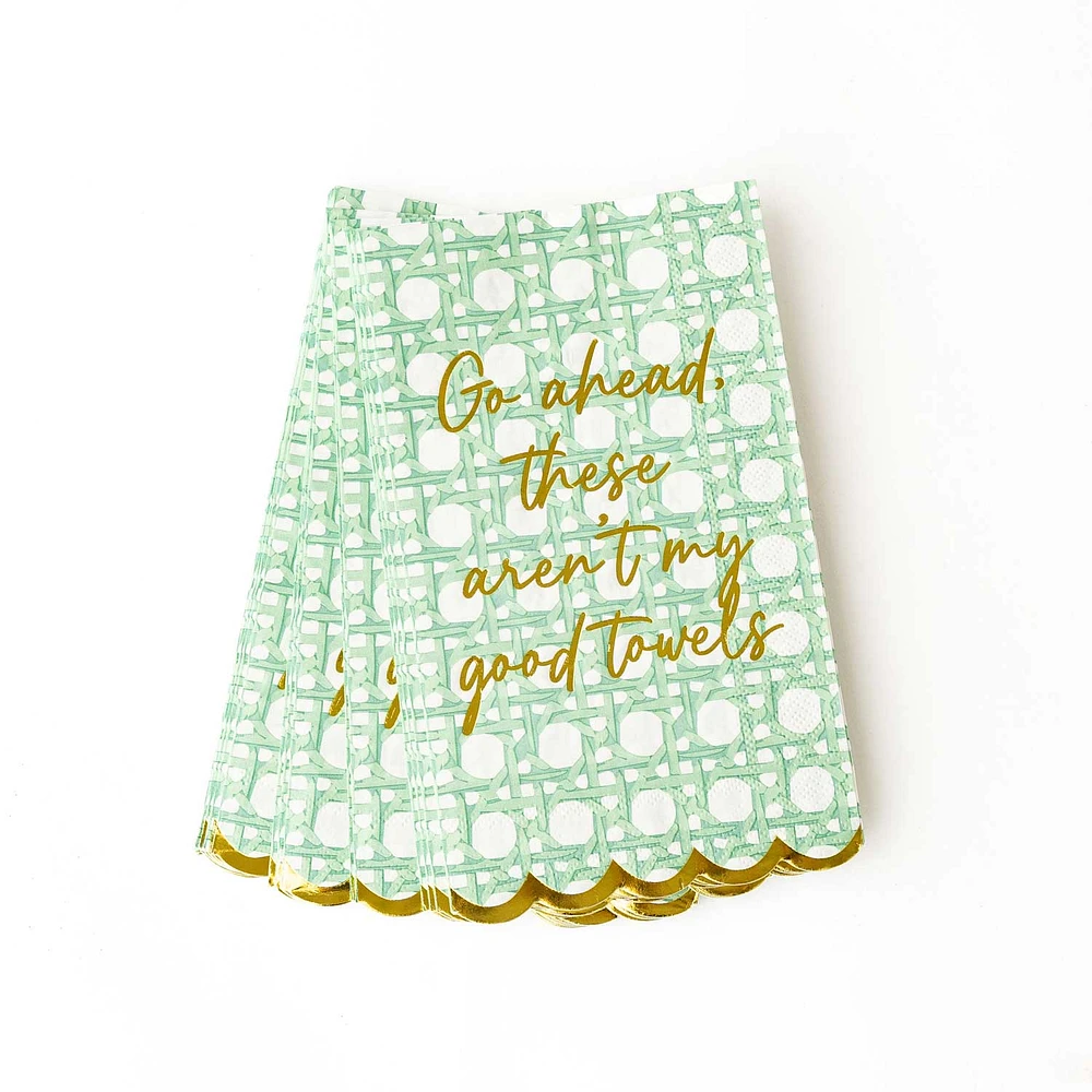 Cane Paper Guest Towel Packs