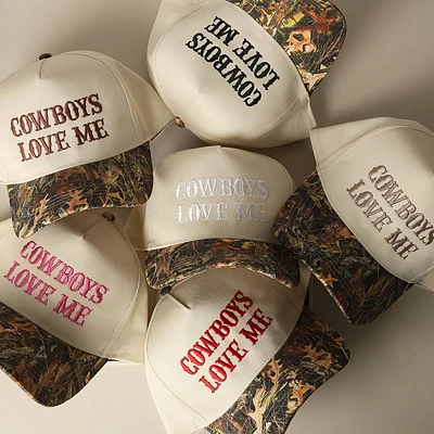 Cowboy Love Me Embroidery Camo