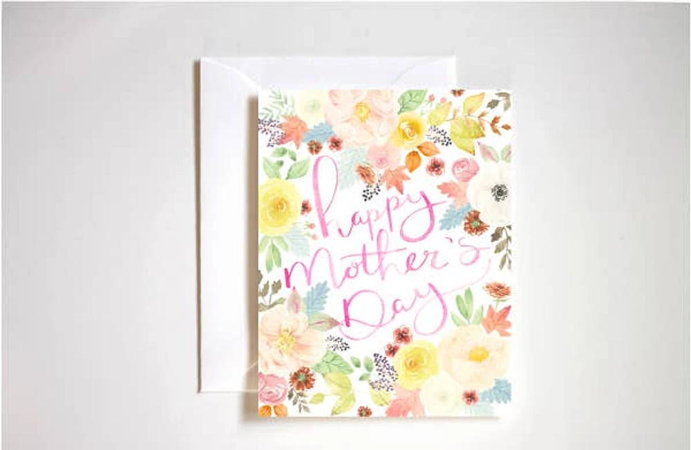 Happy Mother's Day Floral Greeting Card
