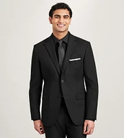 Modern Fit 360° Stretch Black Suit Separate Jacket
