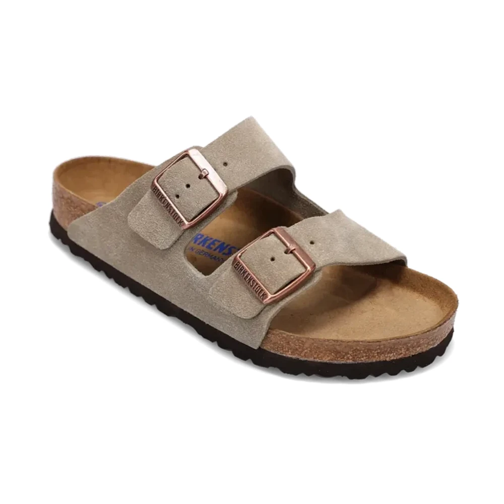 Women's Arizona Soft Footbed Taupe Suede