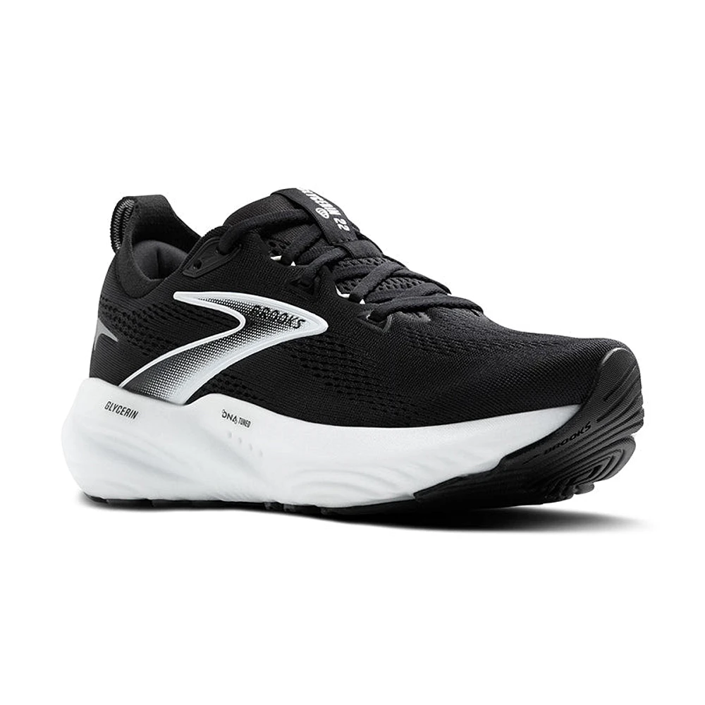 Women's Glycerin 22 (WIDE) Black/Grey/White