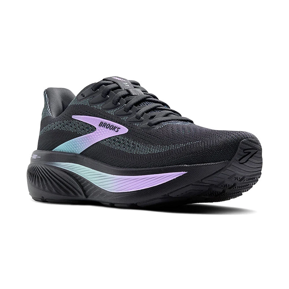 Women's Ghost 17 (WIDE) Grey/Clearwater/Purple