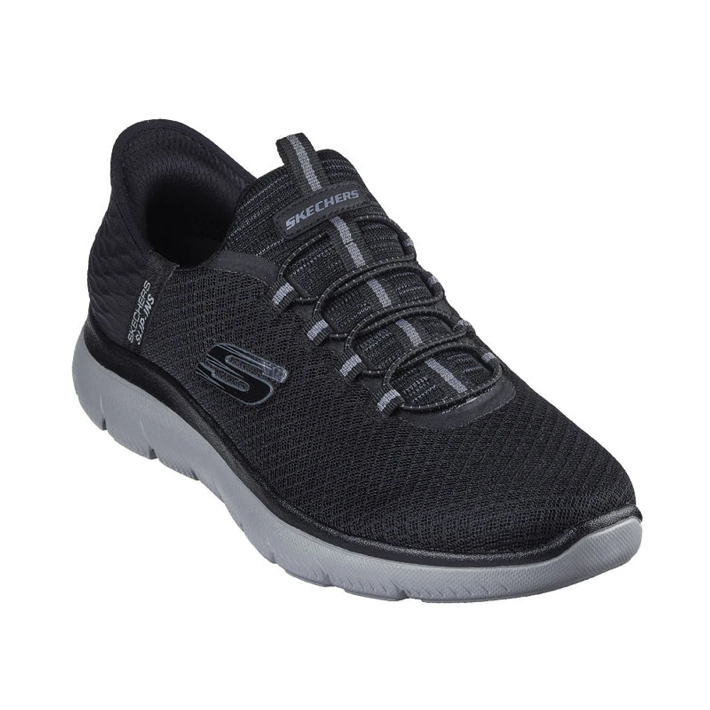 Men's Slip-ins Summits High Range Black Mesh/Trim