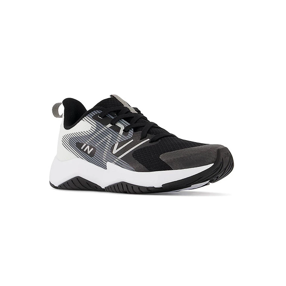 Kid's Grade School Rave Run V2 Black/White