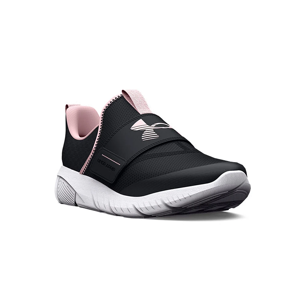 Kid's Grade School Flash Black/Prime Pink