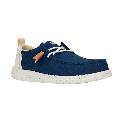 Men's Wally Craft Linen Sargasso Blue/White