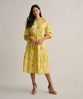 Stretch Cotton Floral Aurelia Dress