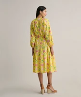 Stretch Cotton Floral Aurelia Dress