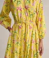 Stretch Cotton Floral Aurelia Dress