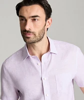 Wrinkle-Resistant Linen Short-Sleeve Cameron Shirt - FINAL SALE