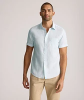 Wrinkle-Resistant Linen Short-Sleeve Cameron Shirt