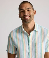 Wrinkle-Resistant Linen Short-Sleeve Darby Shirt