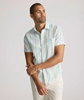 Wrinkle-Resistant Linen Short-Sleeve Darby Shirt