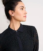 Cotton Blend Lace Holly Shirt - FINAL SALE