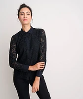 Cotton Blend Lace Holly Shirt - FINAL SALE