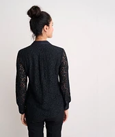 Cotton Blend Lace Holly Shirt - FINAL SALE