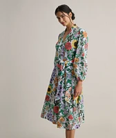 Stretch Cotton Floral Lucia Dress