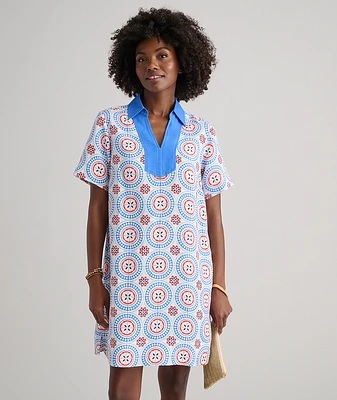 Linen Blend Paola Tunic Dress